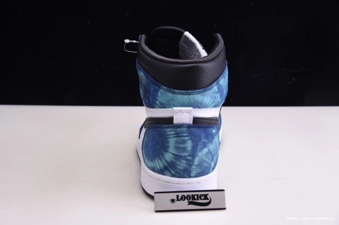 Cheap Husky Jordan Air OG Tie-Dye High 1 CD0461-100 0812